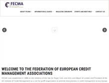 Tablet Screenshot of fecma.eu